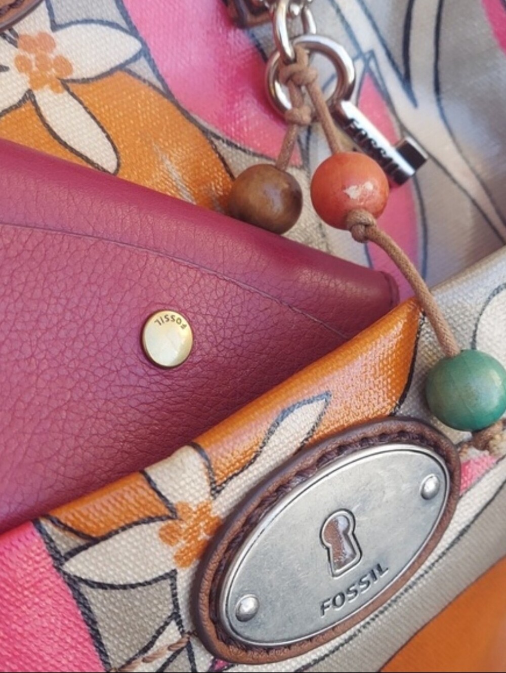 FOSSIL "Key-Per" Bag & Wallet Set - Picture 2 of 14